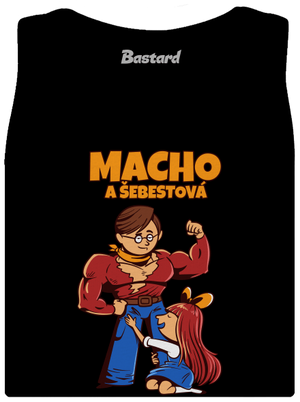 Macho a Šebestová dámské tílko klasické Black