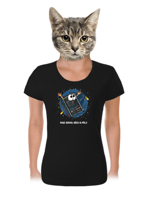 Padá server dámské tričko Black