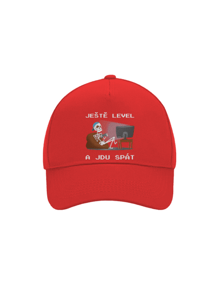 Ještě level kšiltovka baseballka Classic Red