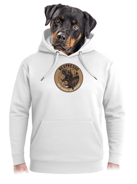 Rex-presso unisex mikina premium Snowwhite