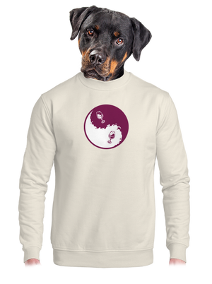 unisex mikina bez kapuce