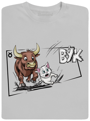 Kočičí horoskop: Býk pánské tričko Pacific Grey