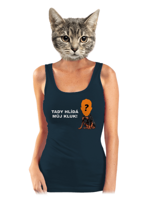 Tady hlídám já dámské tílko klasické Navy