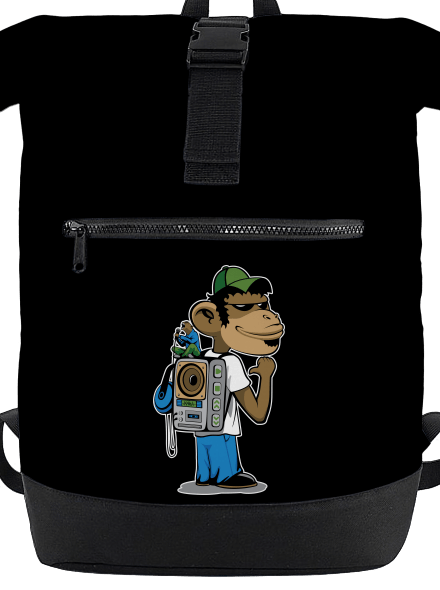 Boombox backpack batoh Black