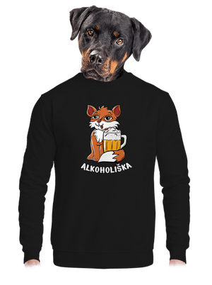 unisex mikina bez kapuce