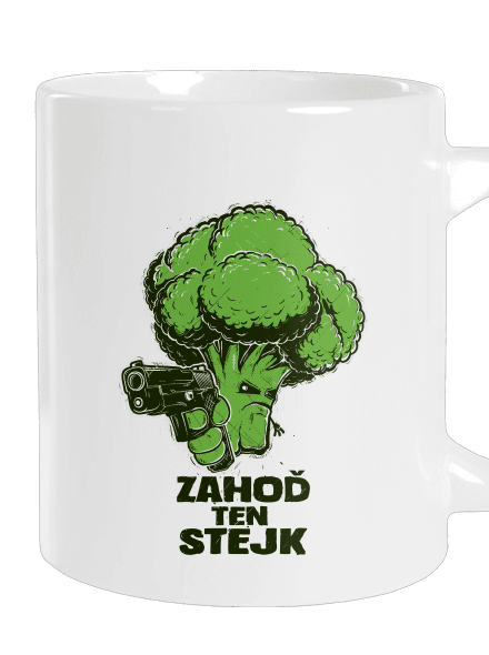Zahoď ten stejk velký hrnek White