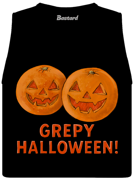 Grepy Halloween dámské tílko volné Black