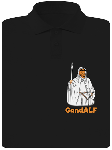 GandALF pánská polokošile Black