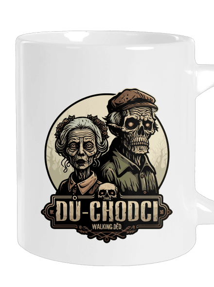 Dů-chodci velký hrnek White