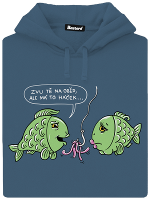 Háček dámská mikina klokanka Denim