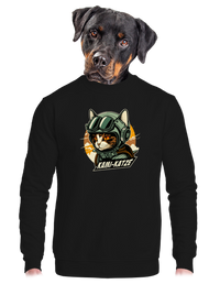 unisex mikina bez kapuce
