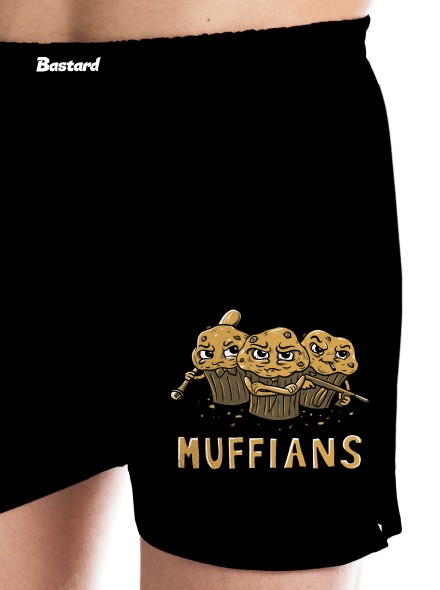 Muffians pánské trenky Black