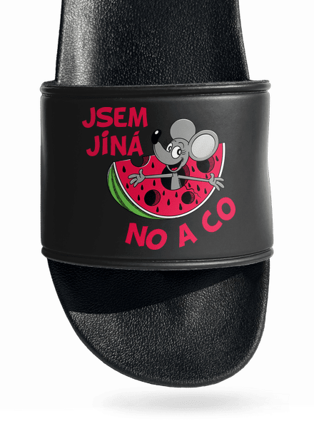Jsem jiná pantofle Black