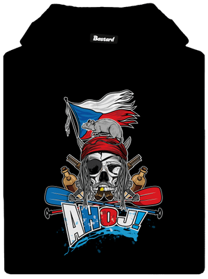 Ahoj dámská mikina klokanka Black