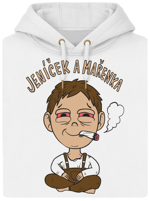 Jeníček a mařenka unisex mikina premium Snowwhite