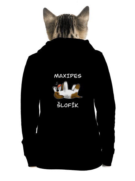 Maxipes Šlofík dámská mikina na zip Black