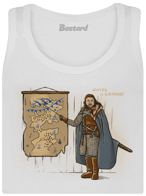 Winter dámské tílko klasické White