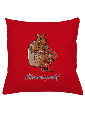 Pletu si povely polštář Red