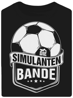 Simulanten bande unisex tričko oversized Black