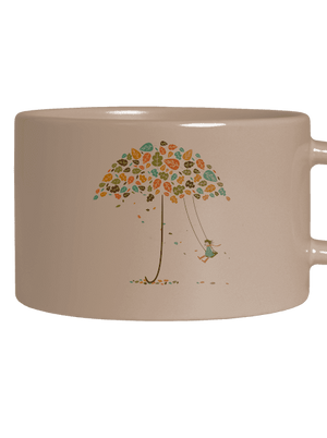 Radost z podzimu hrnek makronka Brown Macaron