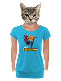 dámské tričko s lemem