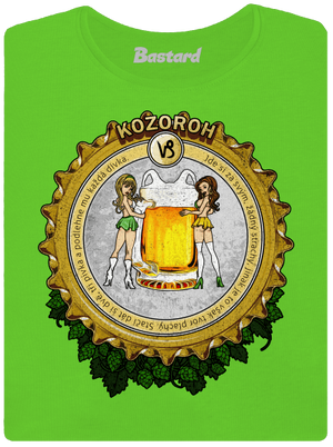 Pivní horoskop: Kozoroh dámské tričko Apple Green