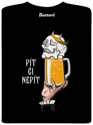 Pít či nepít pánské dlouhý rukáv Black