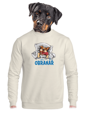 Můj obranář unisex mikina bez kapuce Off White