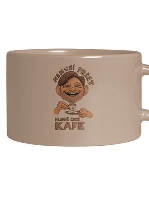 Nemusí pršet kafe hrnek makronka Brown Macaron