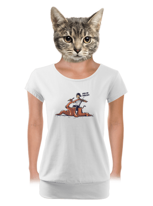 dámské tričko s lemem