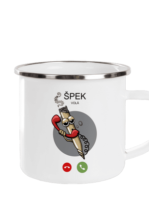 Špek volá plecháček White