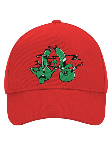 Bongo kašel kšiltovka baseballka Classic Red