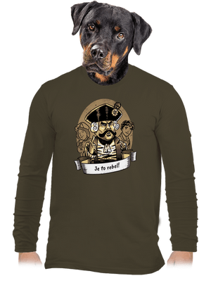 B14: S čerty nejsou žerty pánské dlouhý rukáv Urban Khaki