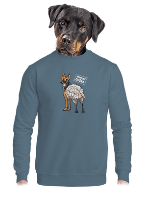 unisex mikina bez kapuce