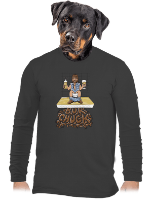 BurChuck pánské dlouhý rukáv Dark Grey