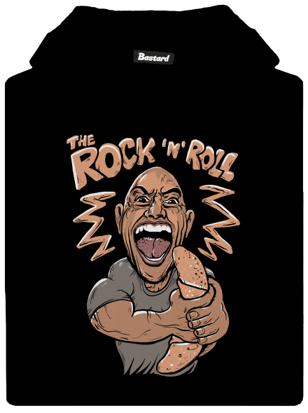 Rock and roll dětská mikina klokanka Black