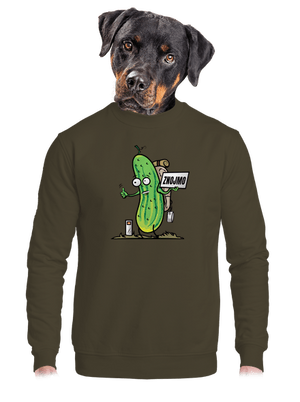 unisex mikina bez kapuce