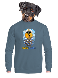 unisex mikina bez kapuce