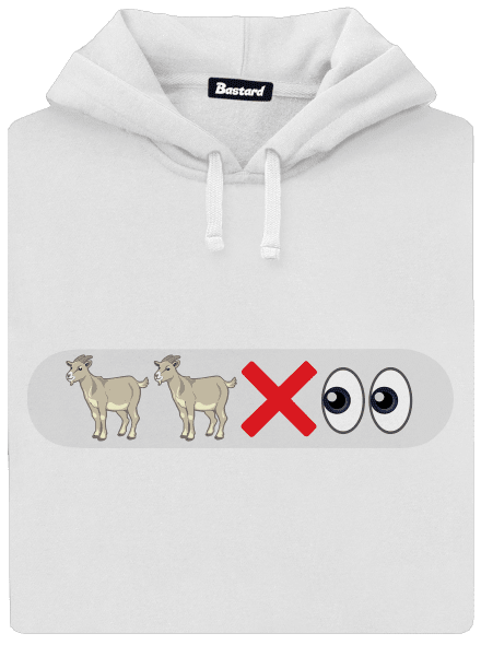 Emoji dámská mikina klokanka White