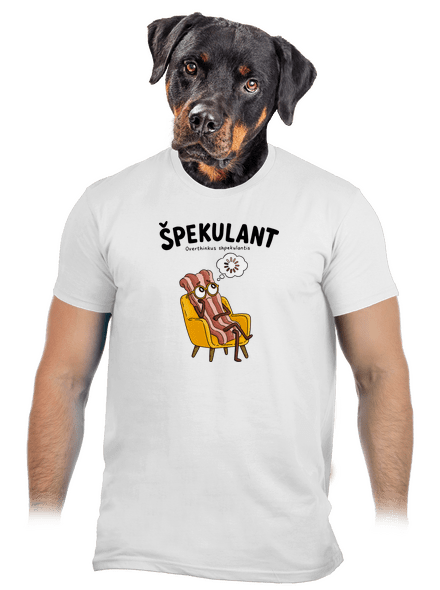 Špekulant pánské tričko White