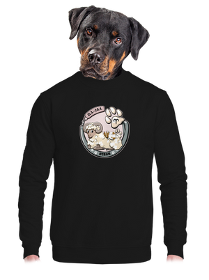 Psí horoskop: Beran unisex mikina bez kapuce Black