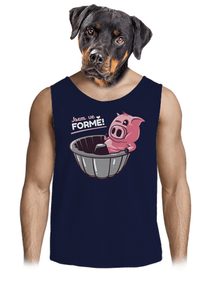 Ve formě pánské tílko French Navy