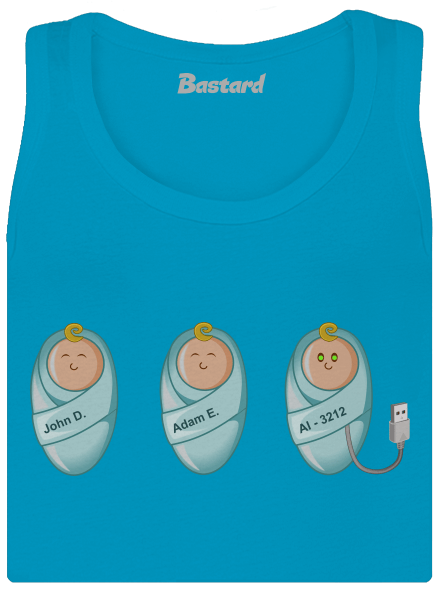 AI baby dámské tílko klasické Blue Atol