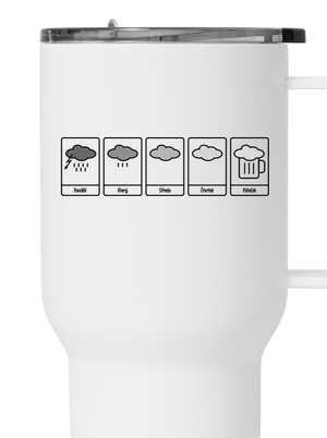 Předpověď počasí termohrnek White