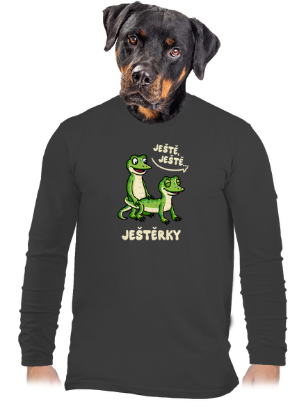 Ještě, ještě pánské dlouhý rukáv Dark Grey