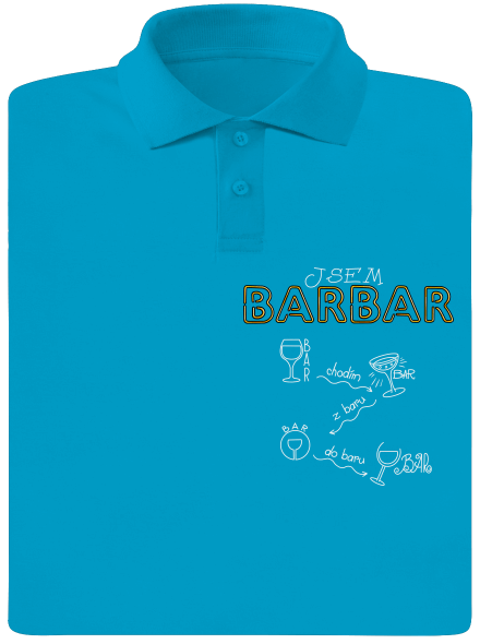 Barbar pánská polokošile Blue Atol