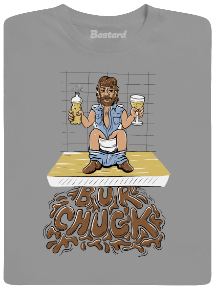 BurChuck pánské tričko Sport Grey