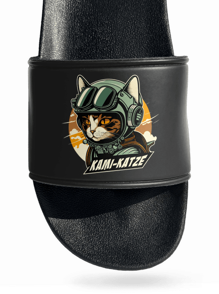 Kami-Katze pantofle Black