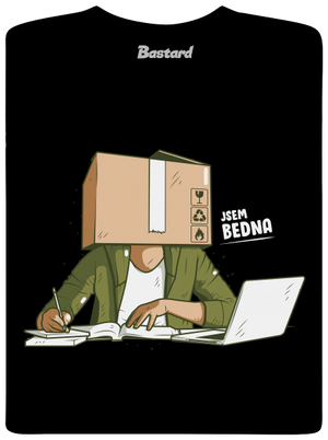 Jsem bedna pánské tričko Black