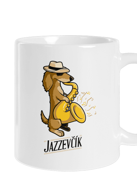 Jazzevčík klasický hrnek White